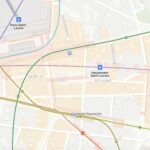 La Reine bicyclette, film en région parisienne Haussmann-St-Lazare