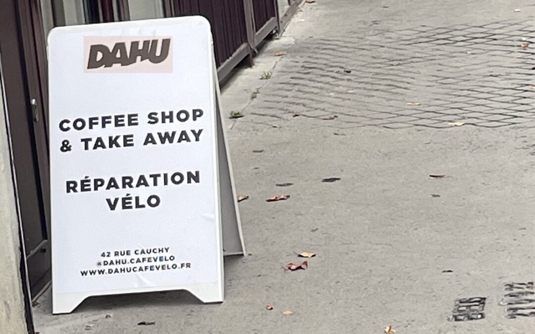 Le Dahu à Paris 15, un café-vélo chez André Citroën