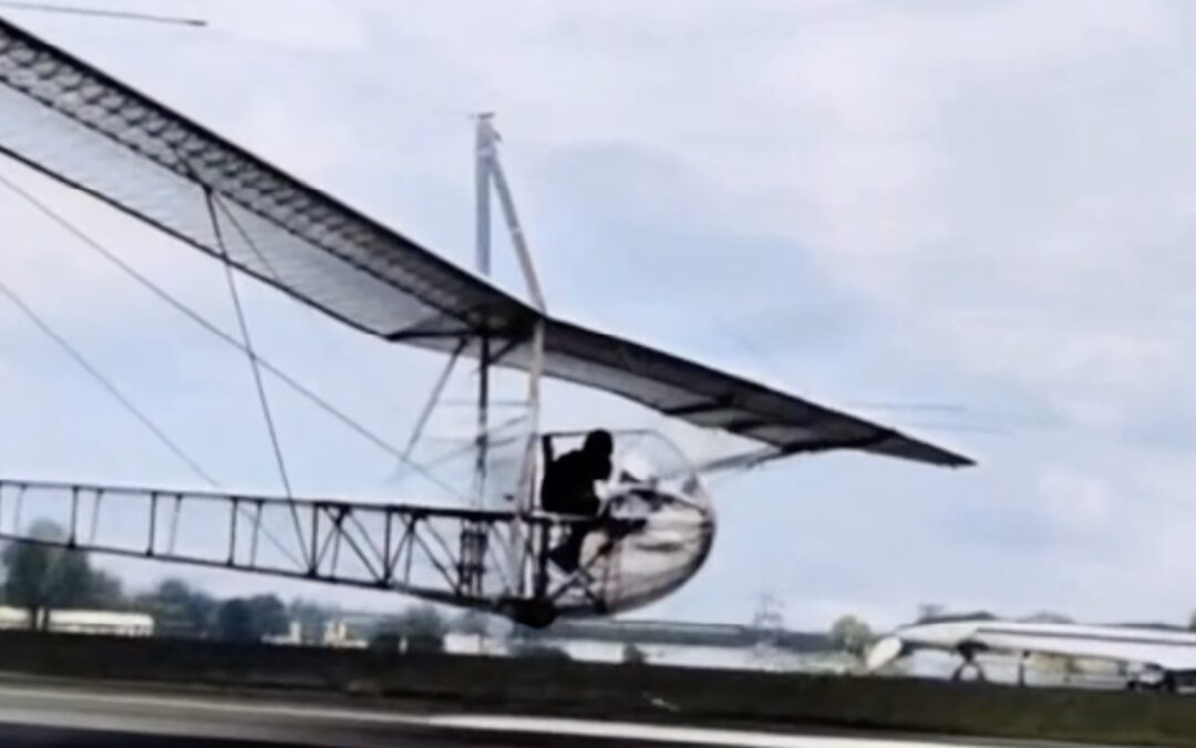 Vie et mort de l’Aviette, le plus grand avion à pédales jamais construit  